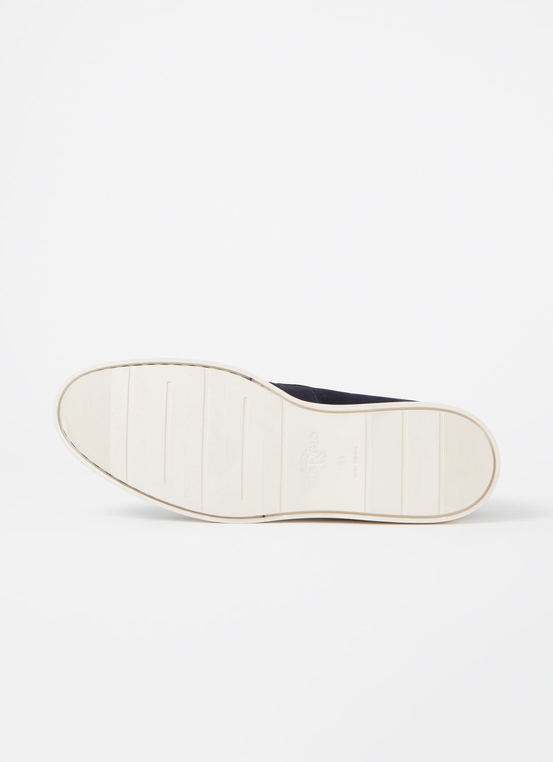 Giorgio Basic slip-on van suède - detail 5 donkerblauw