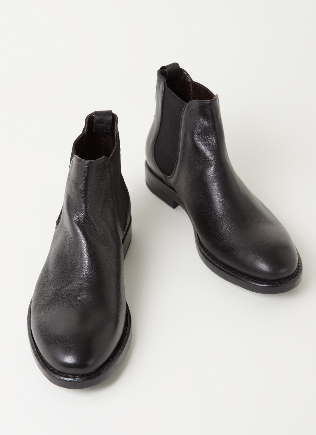 Giorgio Chelsea boot van leer - detail 3 zwart