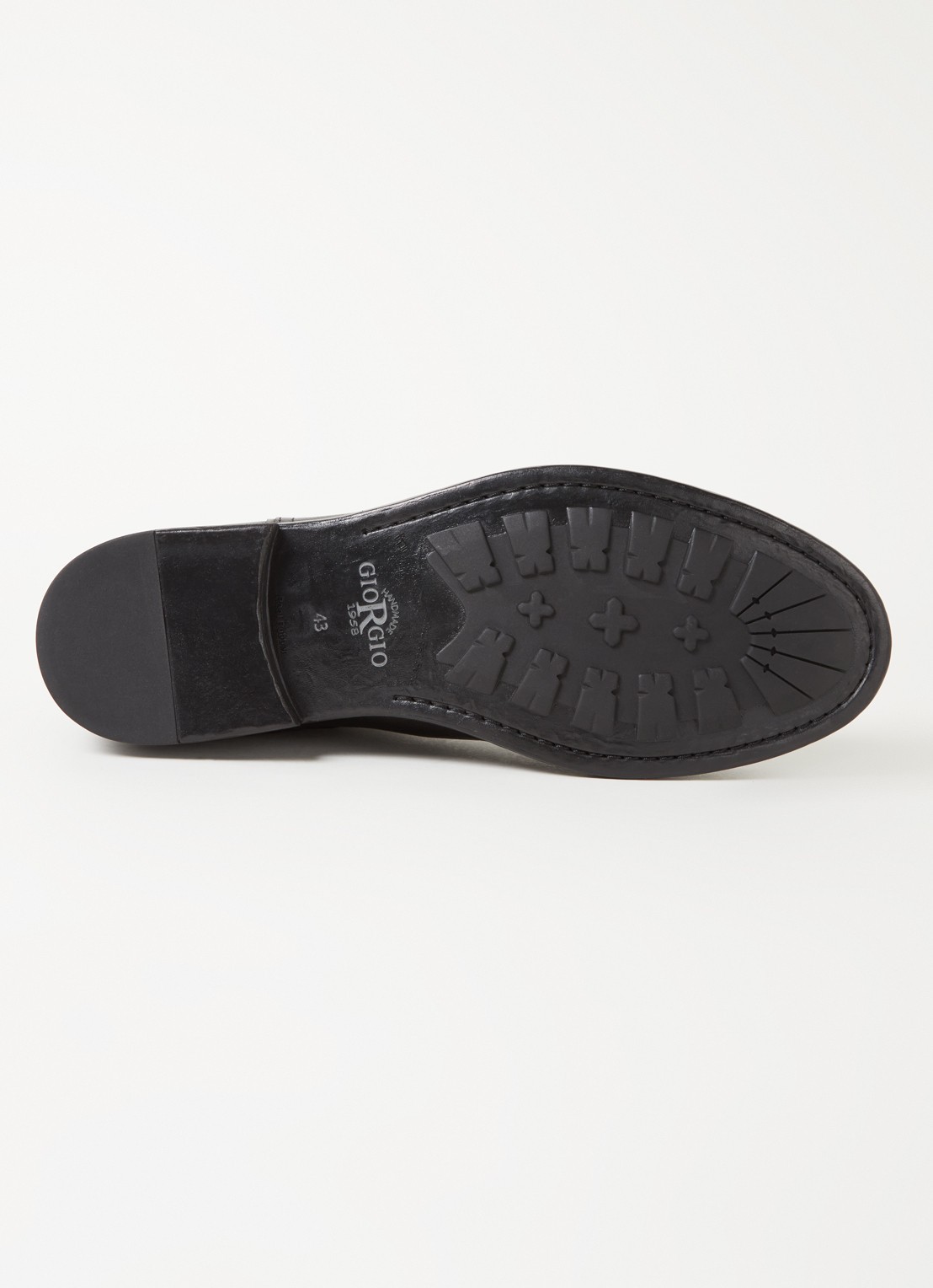 Giorgio Chelsea boot van leer - detail 4 zwart