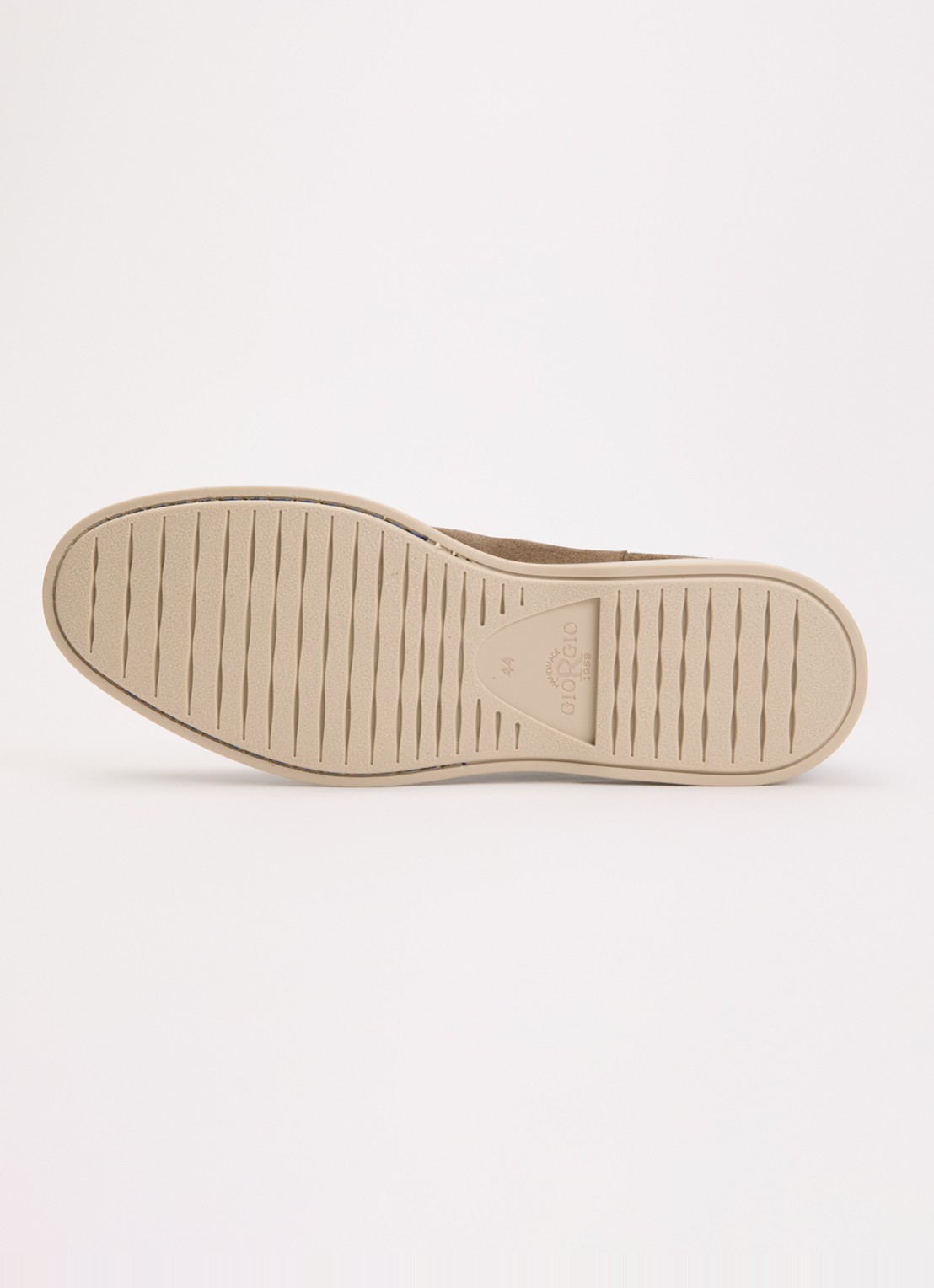 Giorgio Chelsea boot van suède - detail 2 taupe