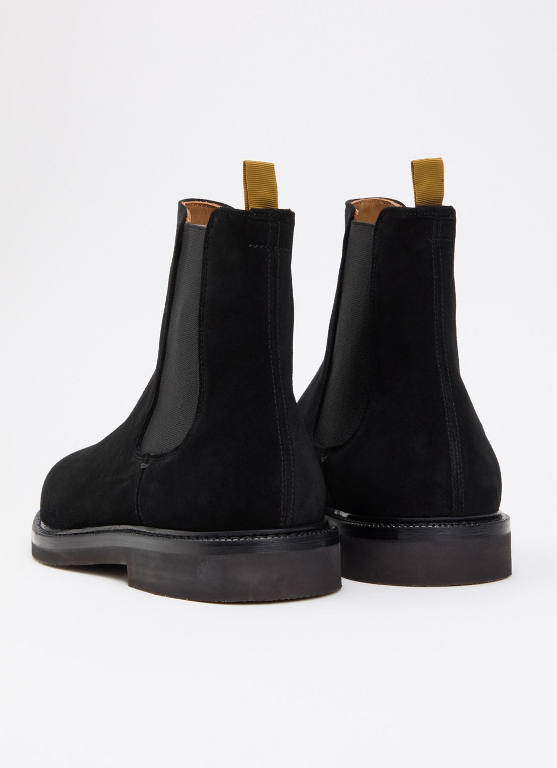 Giorgio Chelsea boot van suède - achterkant 4 zwart