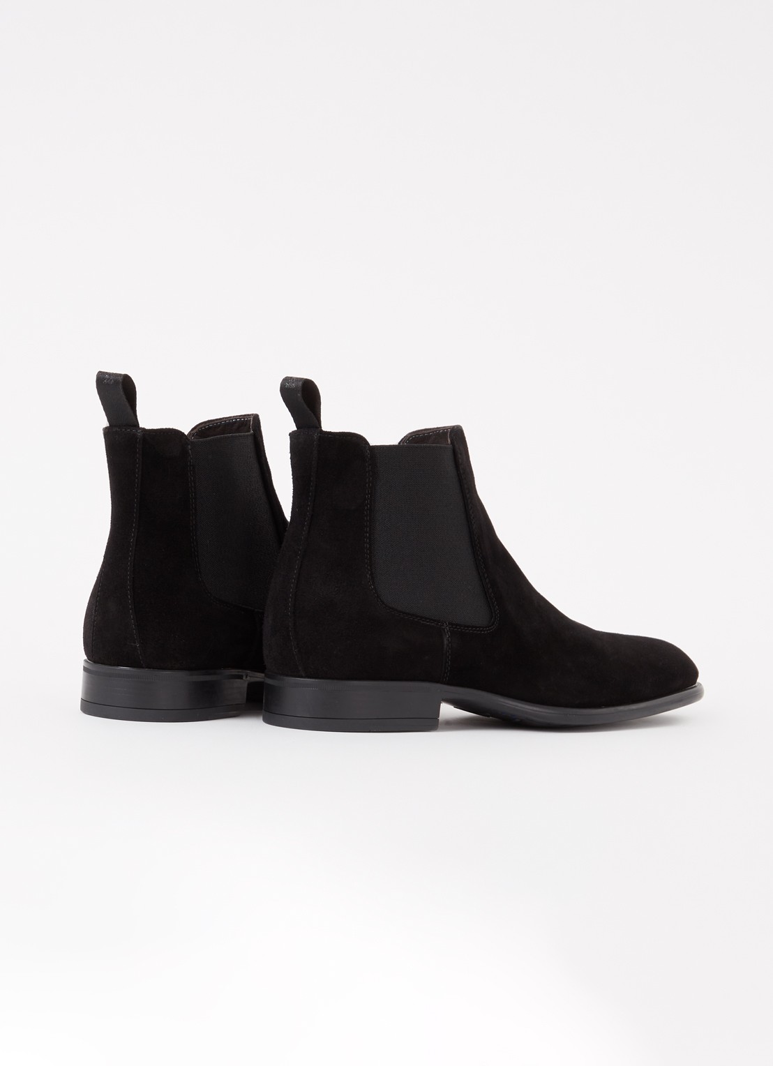 Giorgio Chelsea boot van suède - detail 2 zwart