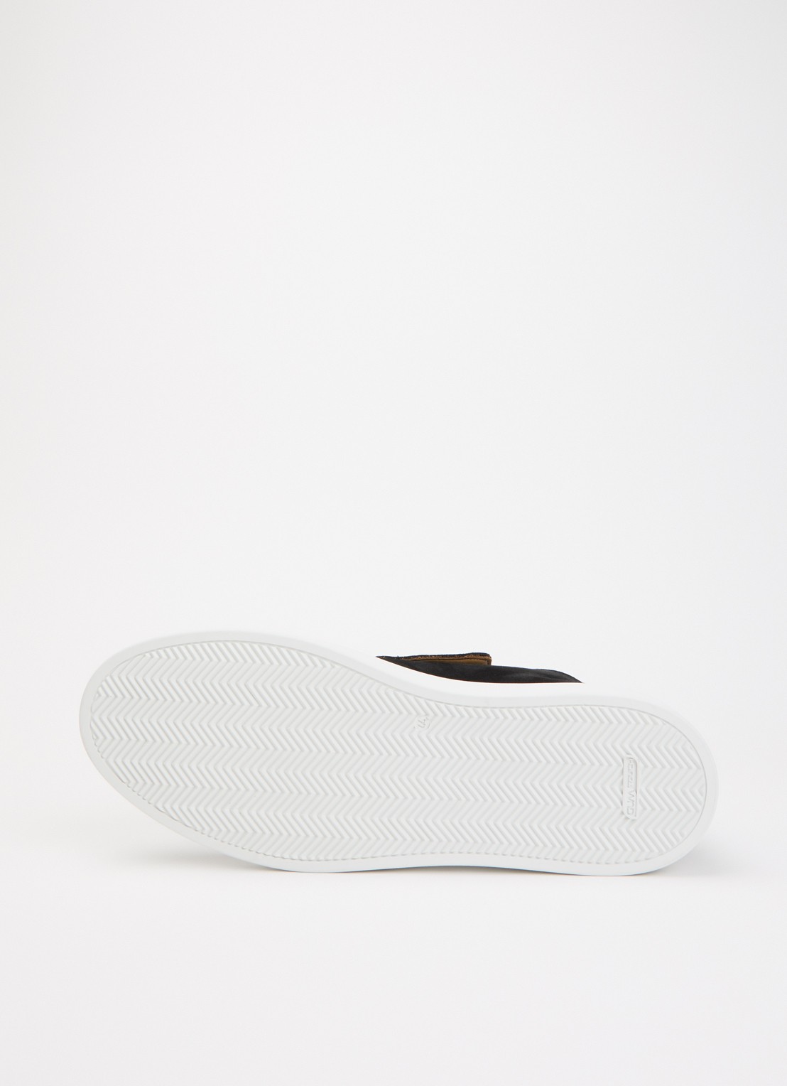 Giorgio Clean Cup slip-on van suède - detail 4 zwart