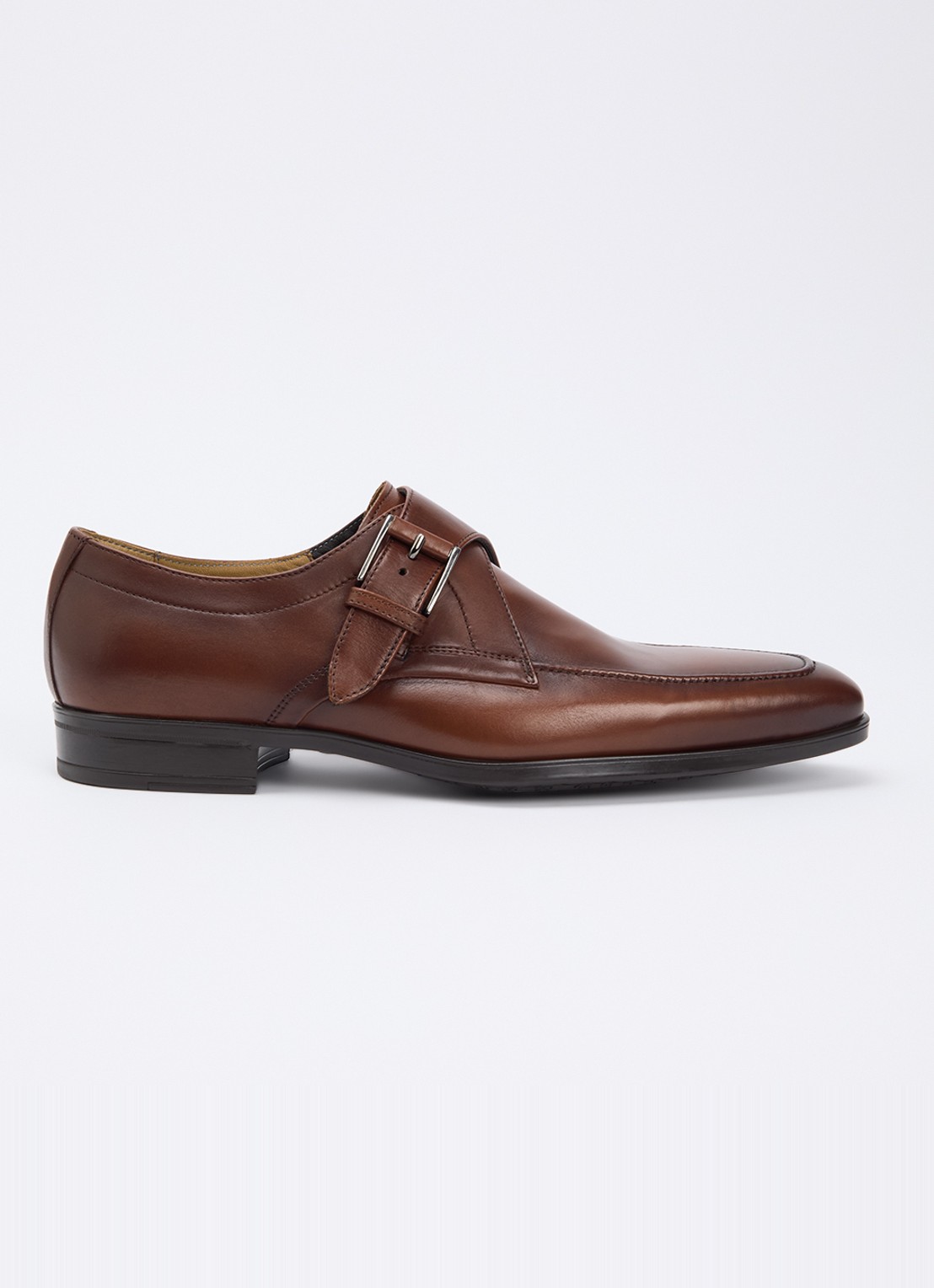 Giorgio Gespschoen van leer - voorkant 5 cognac