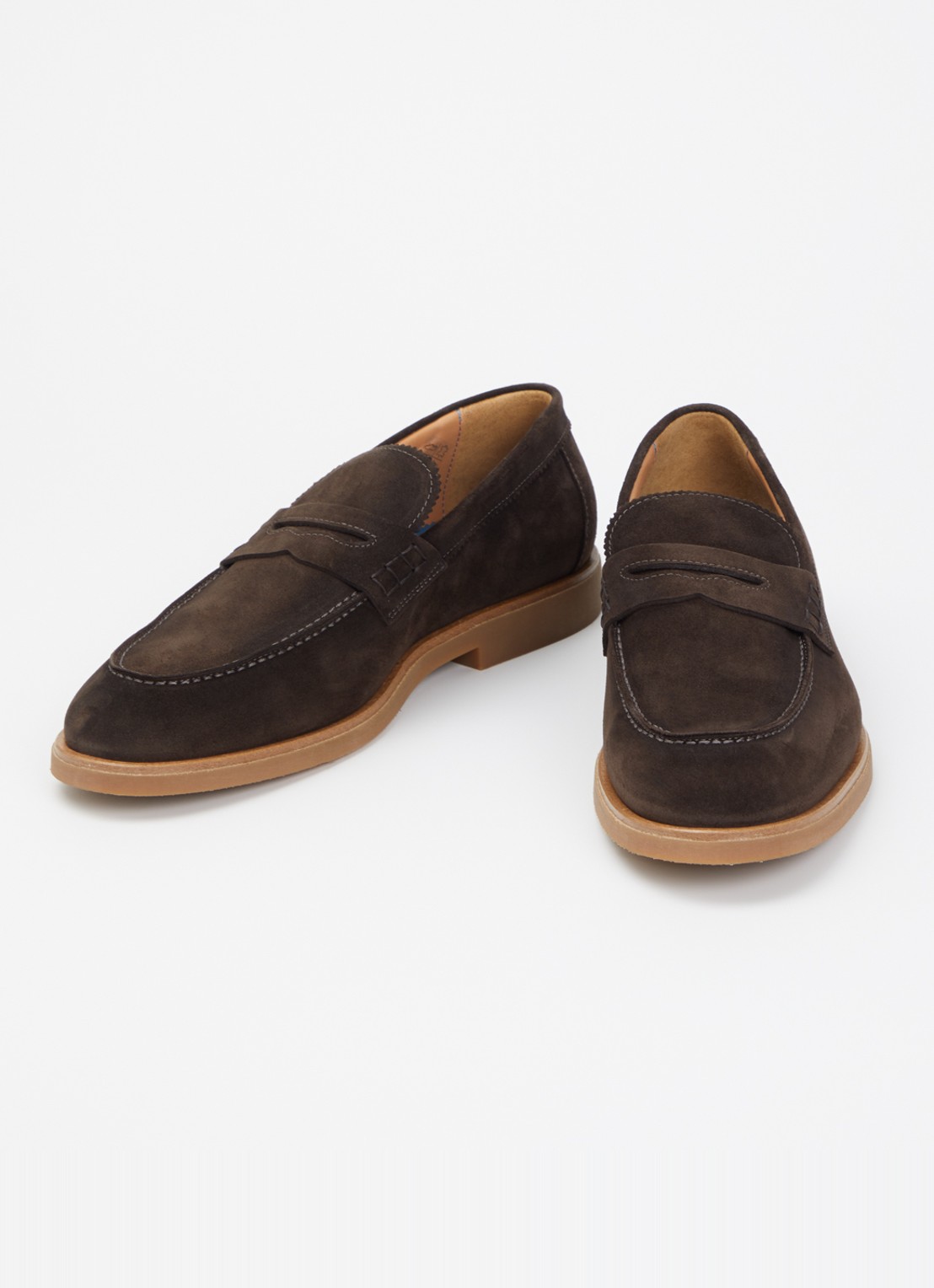 Giorgio Loafer van suède - detail 2 bruin