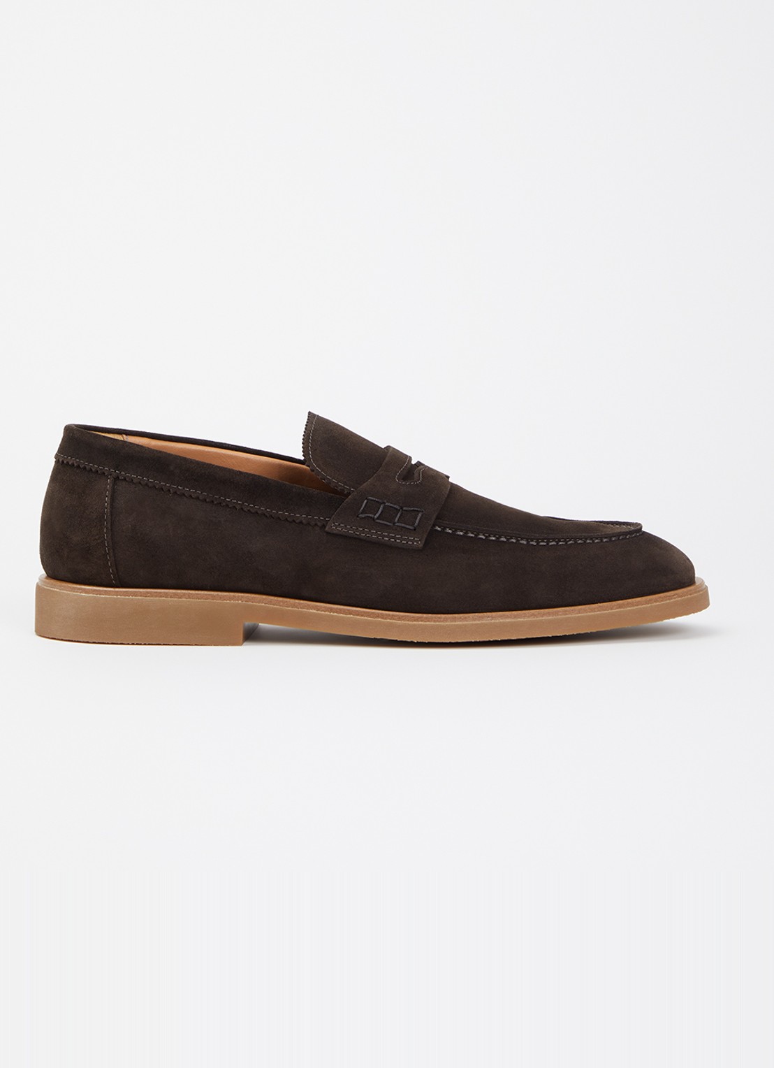 Giorgio Loafer van suède - voorkant 5 bruin