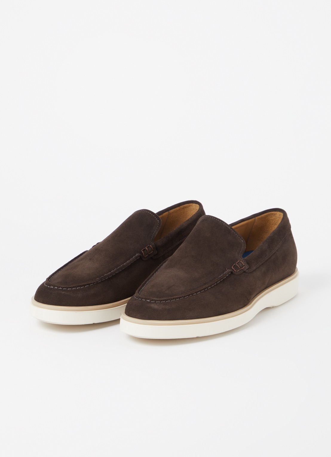 Giorgio Loafer van suéde  - detail 7 donkerbruin