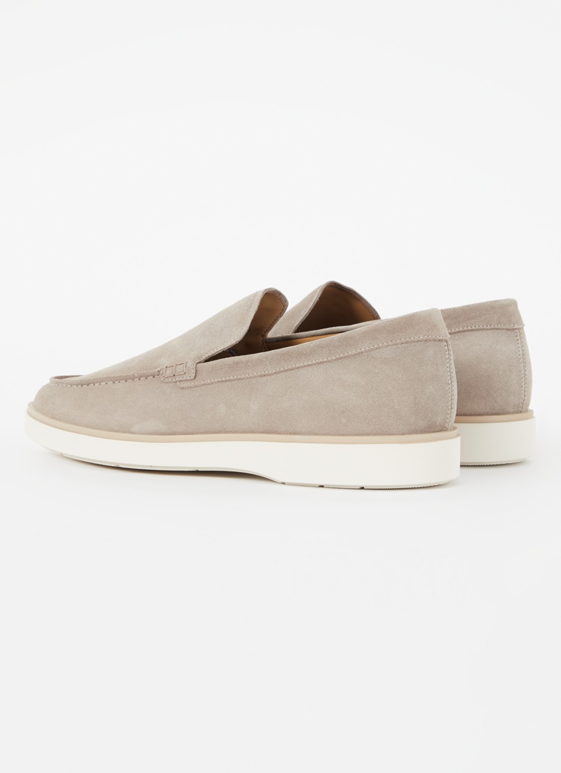 Giorgio Loafer van suéde - achterkant zand