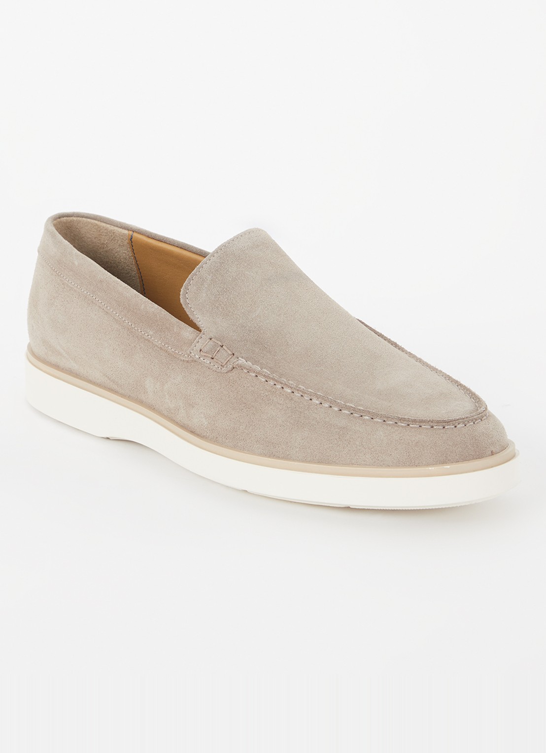 Giorgio Loafer van suéde - voorkant 9 zand