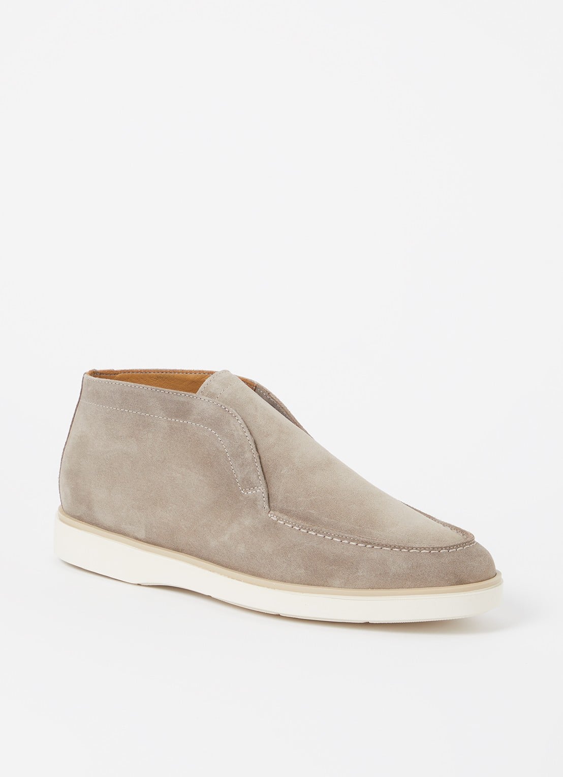 Giorgio Loafer van suéde  - voorkant 2 zand