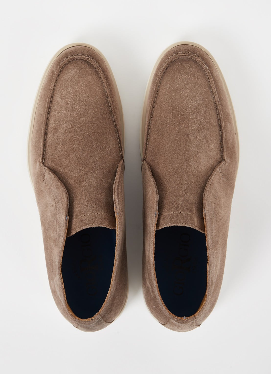 Giorgio Loafer van suéde  - detail 8 bruin