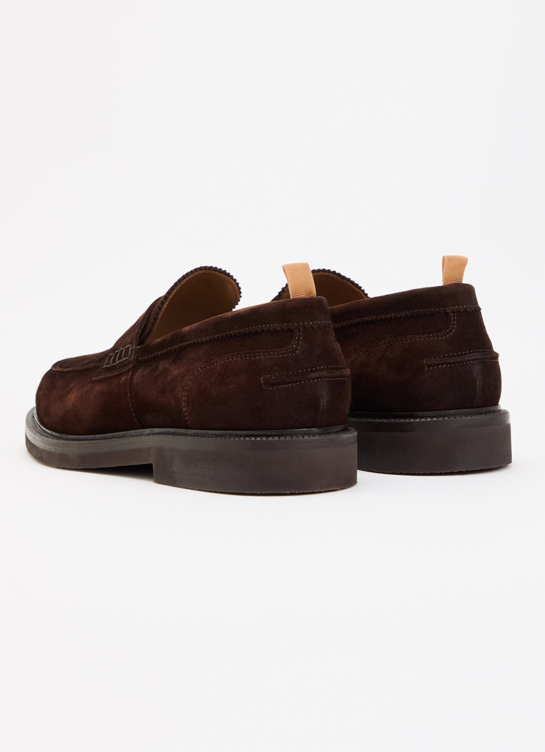 Giorgio Loafer van suède - achterkant 5 bruin