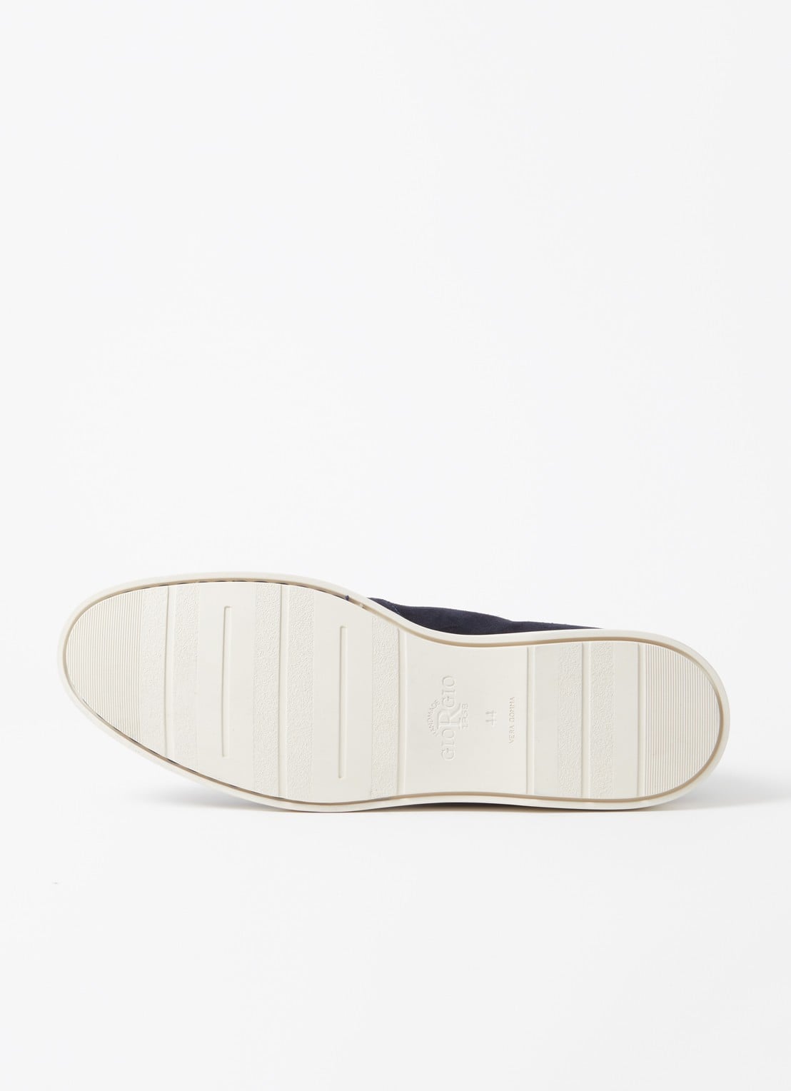Giorgio Slip-on van suède - detail 3 donkerblauw