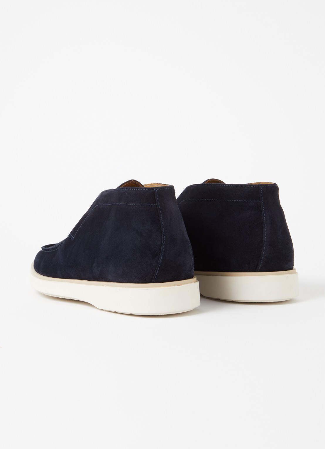 Giorgio Slip-on van suéde  - achterkant 7 donkerblauw