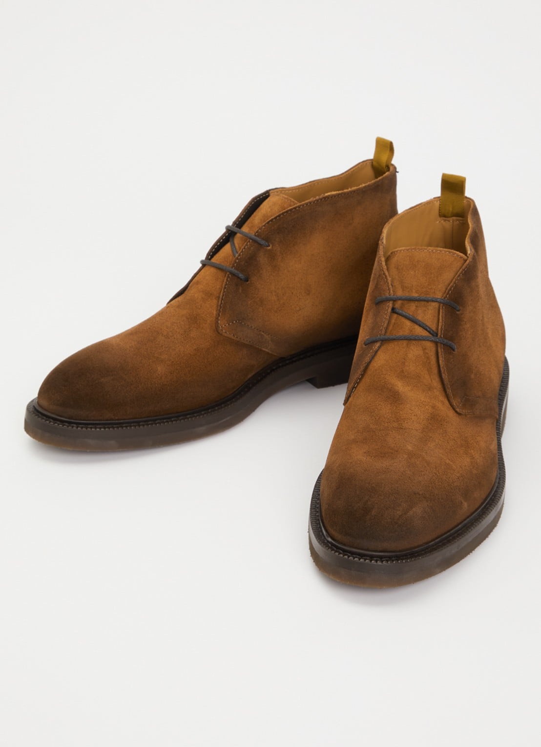 Giorgio Veterboot van suède - detail 2 bruin