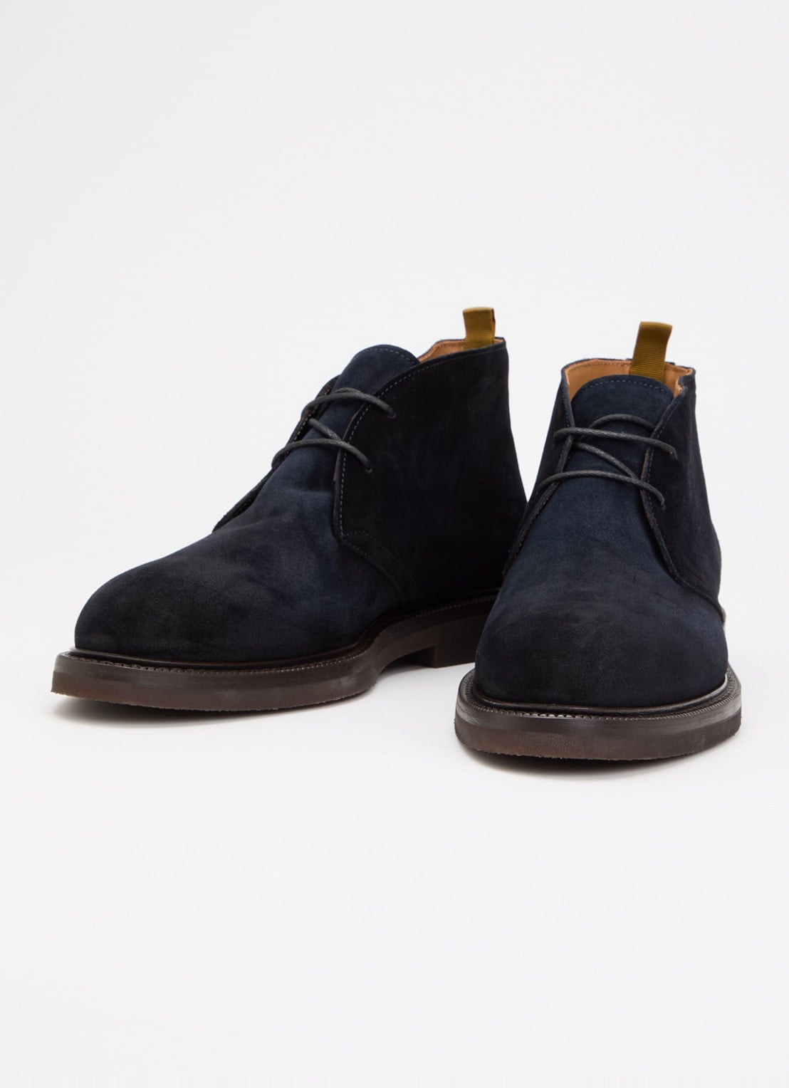 Giorgio Veterboot van suède - detail donkerblauw