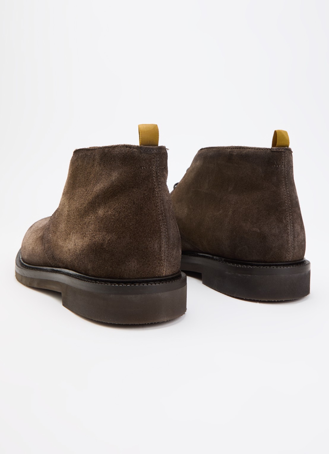 Giorgio Veterboot van suède - achterkant 3 taupe