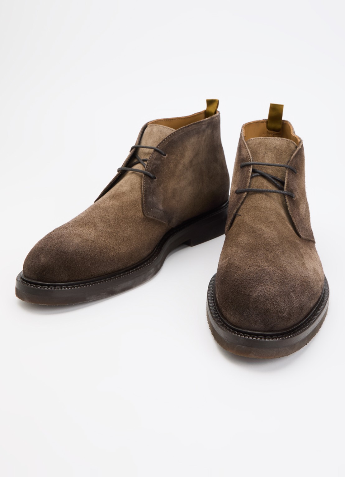 Giorgio Veterboot van suède - detail taupe