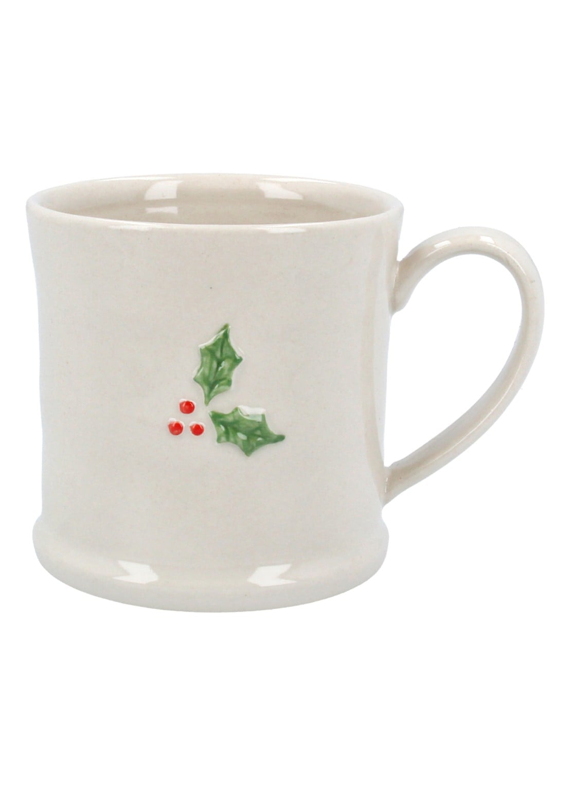 Gisela Graham Holly Berry mok - voorkant wit