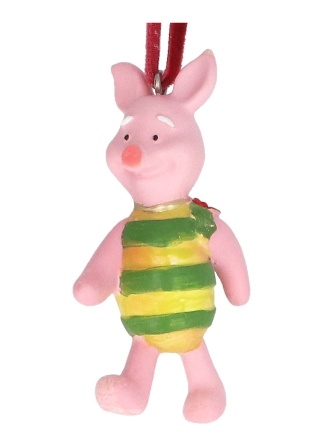 Gisela Graham Knorretje kersthanger 6 cm             - voorkant roze