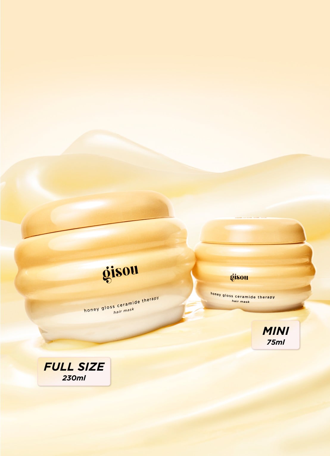 Gisou Honey Gloss Ceramide Therapy Hair Mask - Haarmasker - achterkant 9 undefined