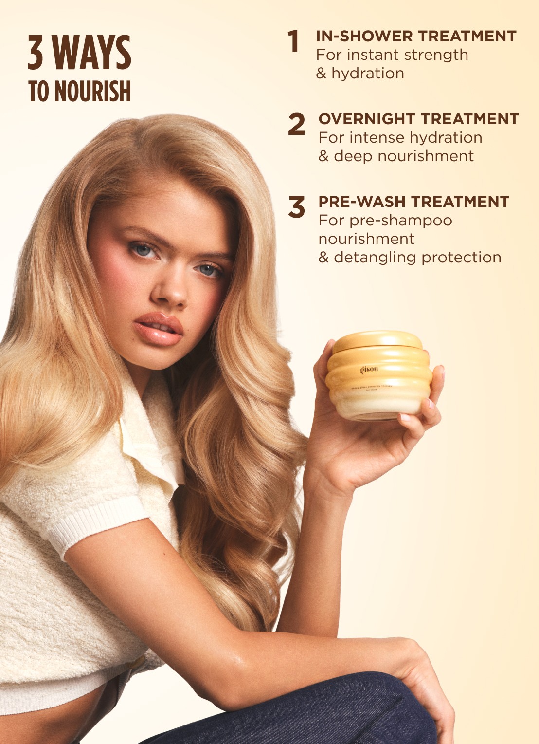 Gisou Honey Gloss Ceramide Therapy Hair Mask - Haarmasker - detail 6 undefined