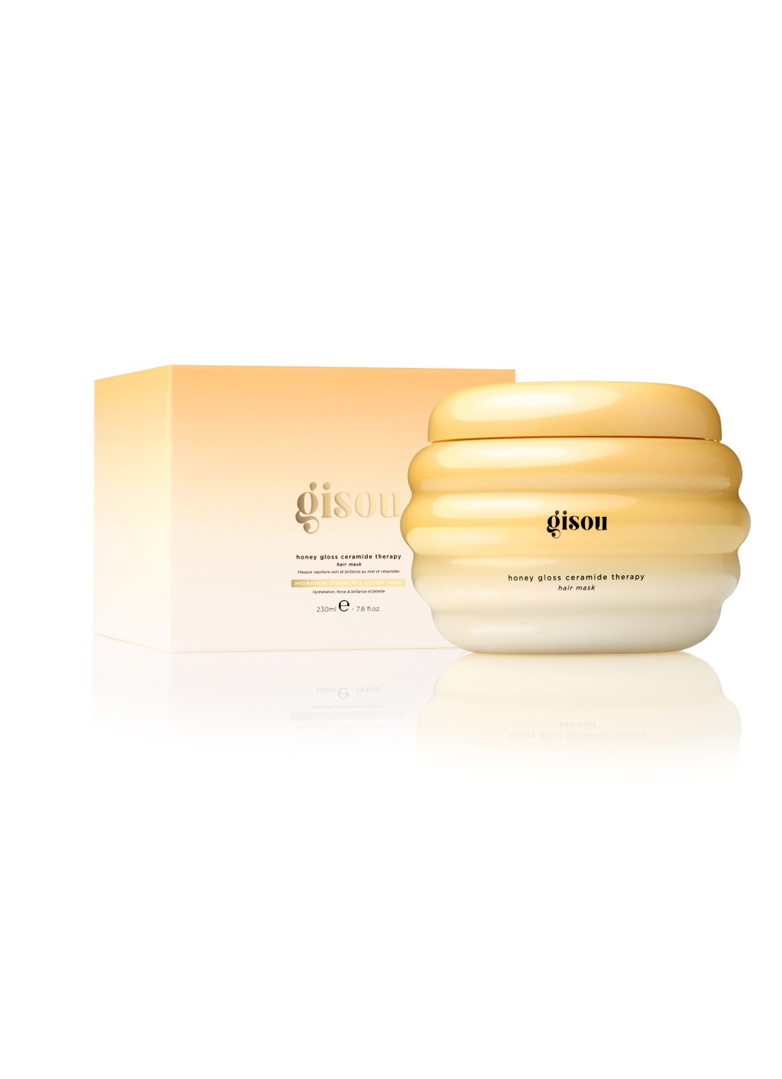 Gisou Honey Gloss Ceramide Therapy Hair Mask - haarmasker - voorkant 2 undefined