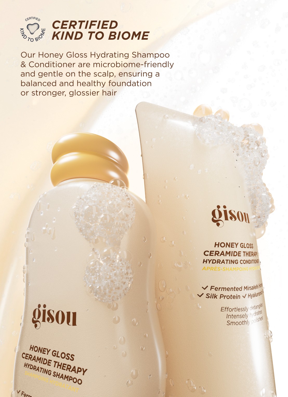 Gisou Honey Gloss Ceramide Therapy Hydrating  Conditioner - Conditioner - detail 3 undefined