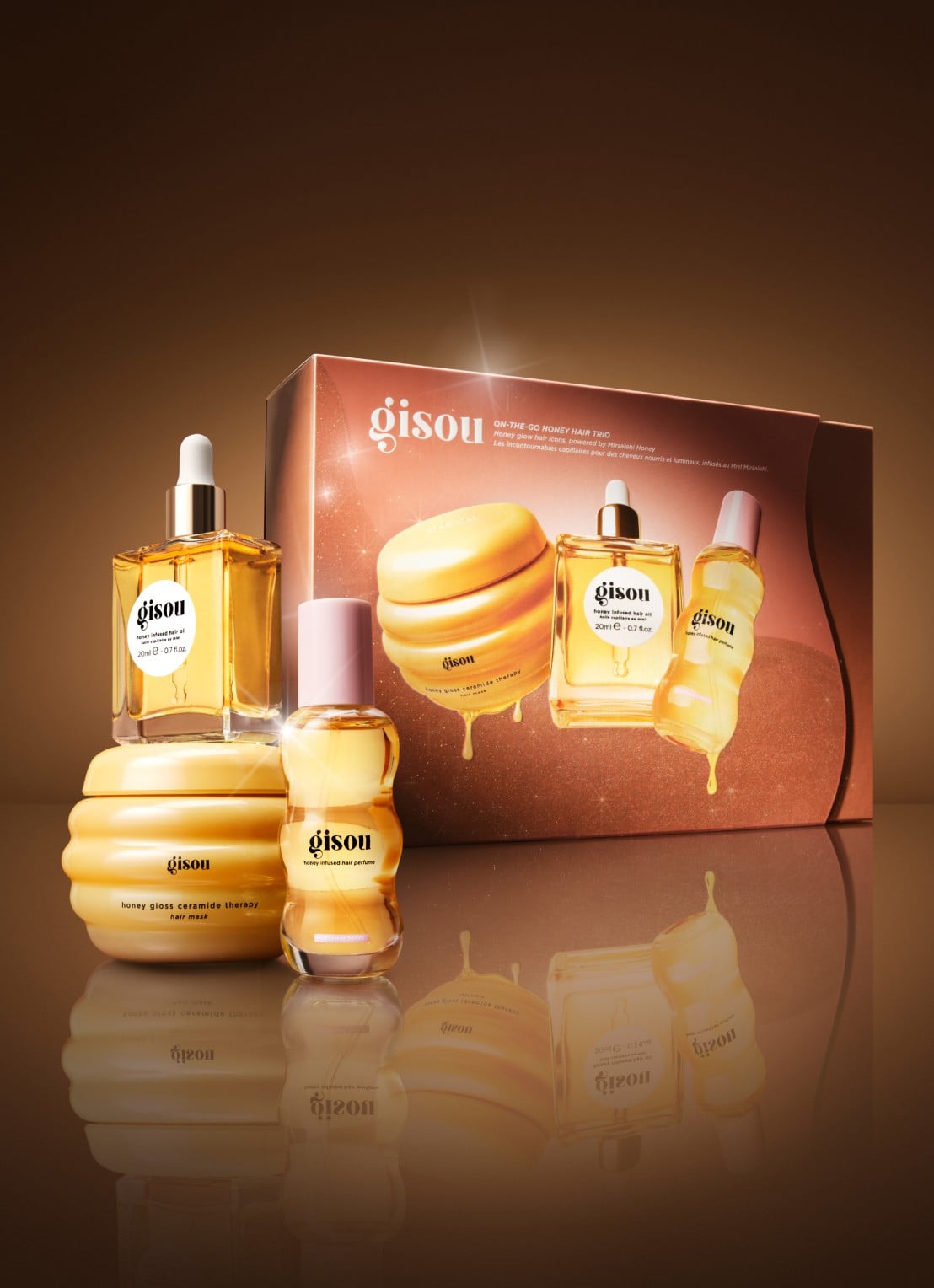 Gisou Honey Gloss On-the-Go Icons - Verzorgingsset - voorkant 6 undefined
