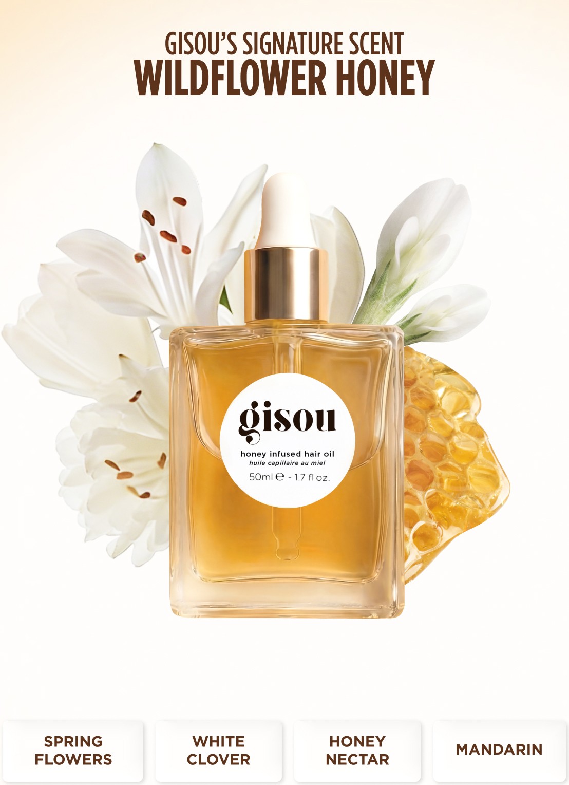 Gisou Honey Infused Hair Oil - Haarolie - voorkant 7 undefined