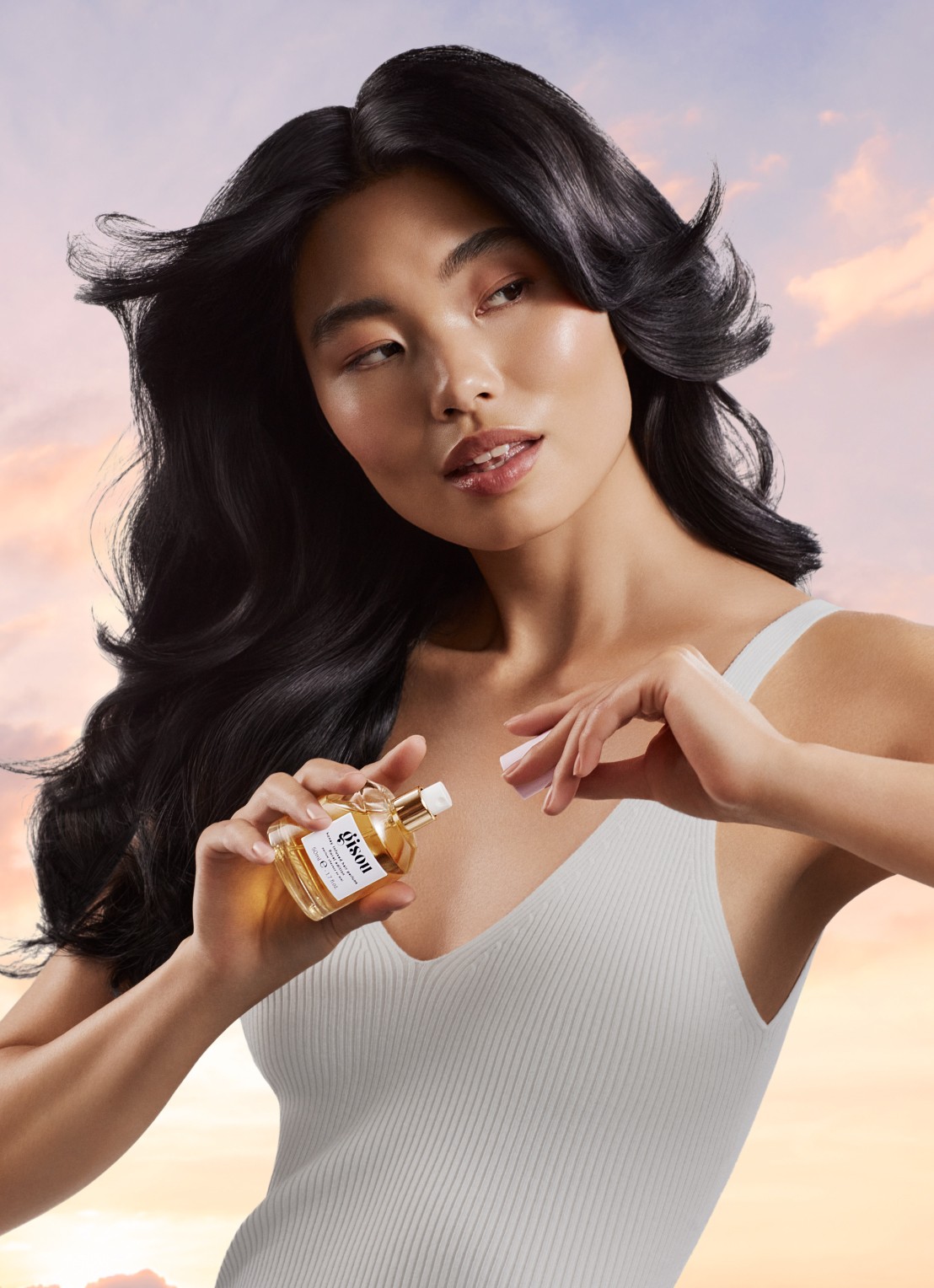 Gisou Honey Infused Hair Perfume - haarparfum - achterkant 3 wildflower honey