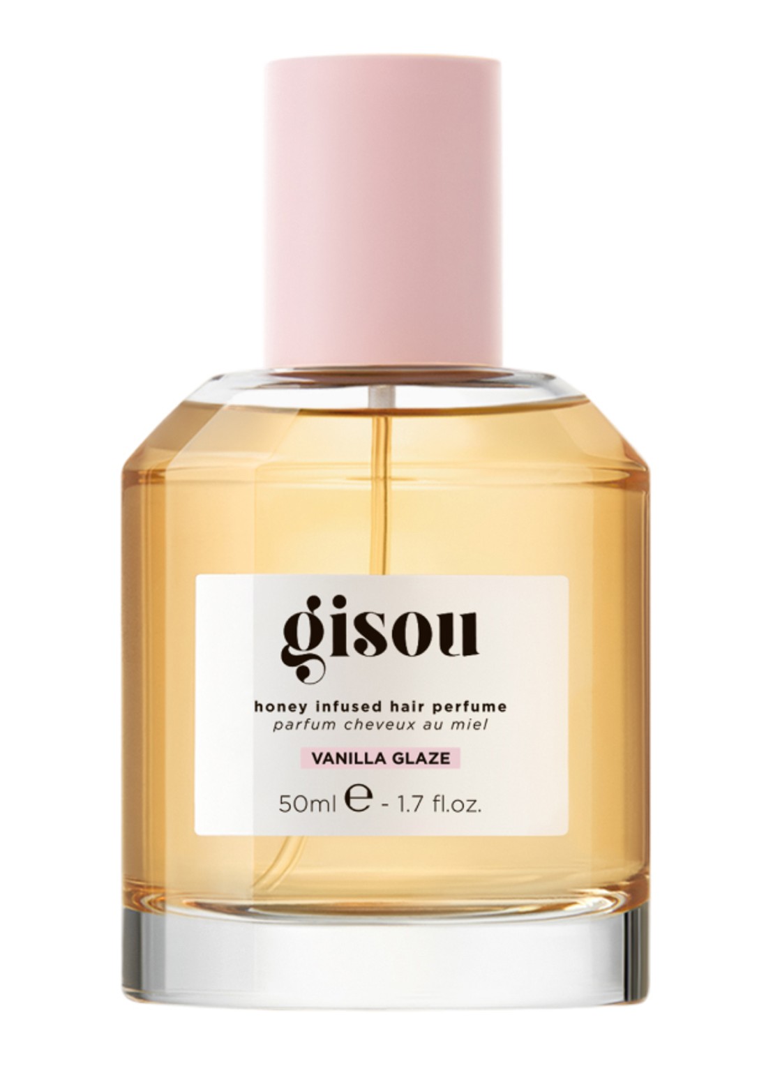 Gisou Honey Infused Hair Perfume - Haarparfum - voorkant vanilla glaze