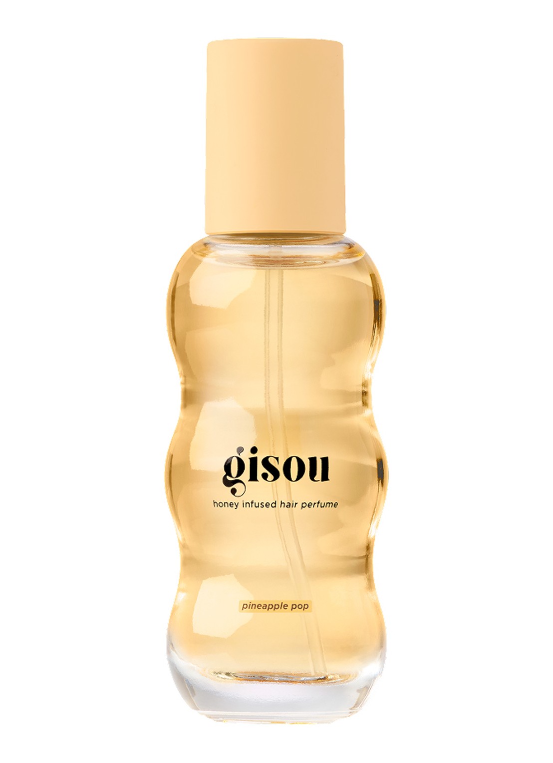 Gisou Honey Infused Hair Perfume - mini haarparfum  - voorkant pinea