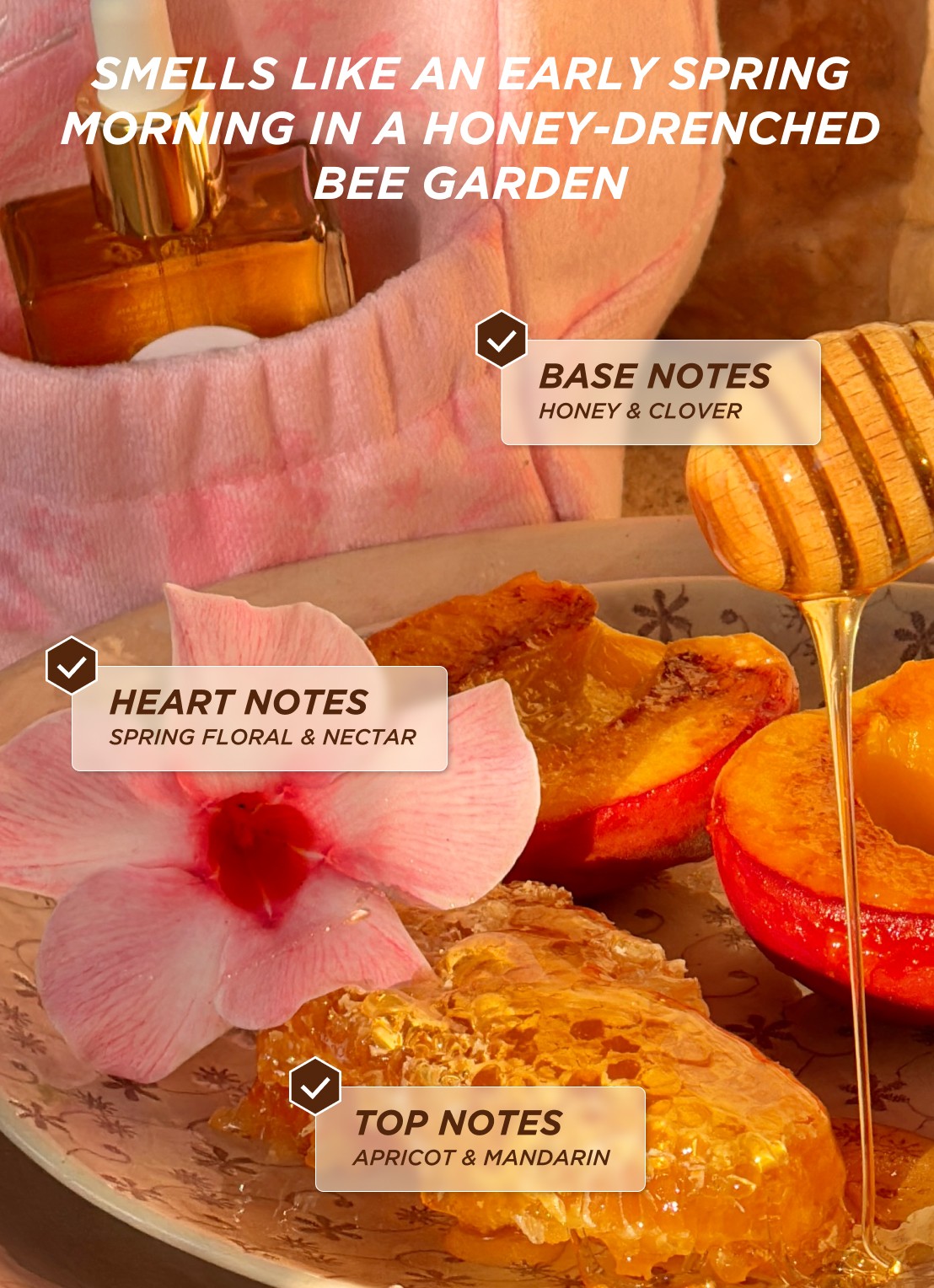 Gisou Honey Infused Hair Perfume - mini haarparfum  - detail 2 wildflower honey