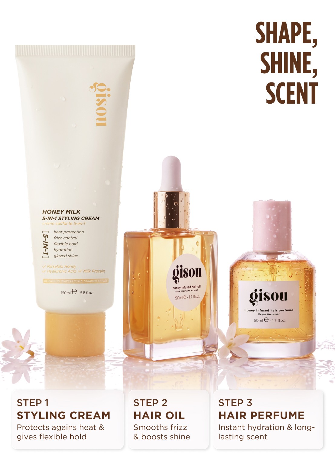Gisou Honey Infused Hair Perfume - Wildflower Honey - detail 7 undefined