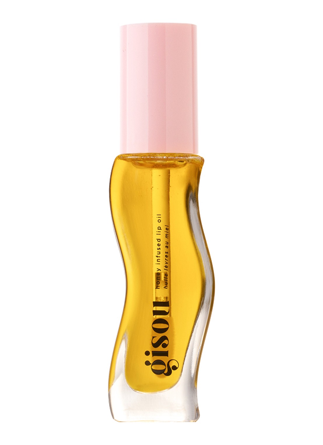 Gisou Honey Infused Lip Oil - lipolie - voorkant 6 honey gold