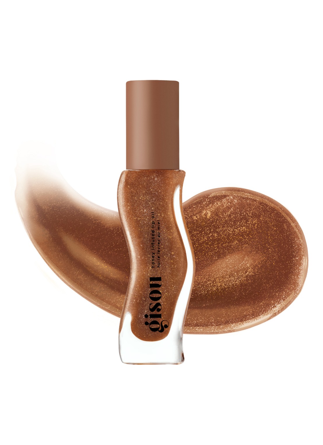 Gisou Honey Infused Lip Oil - lipolie - voorkant 7 coco cacao