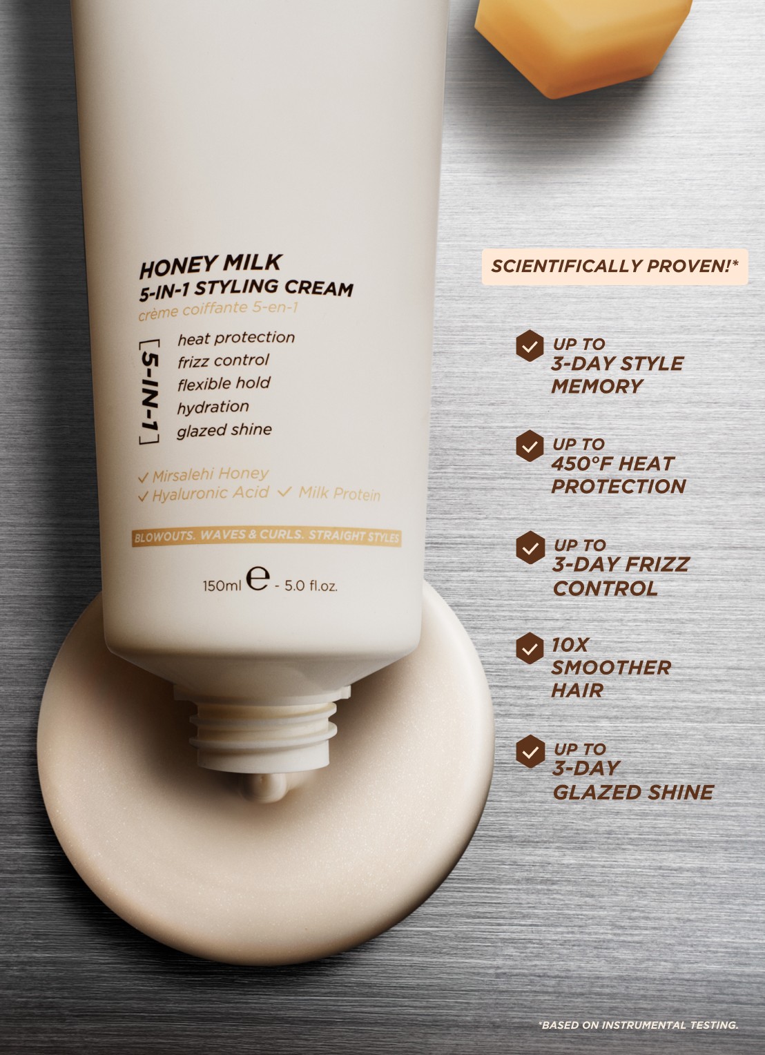 Gisou Honey Milk 5-in-1 Styling Cream - Styling crème - detail 4 undefined