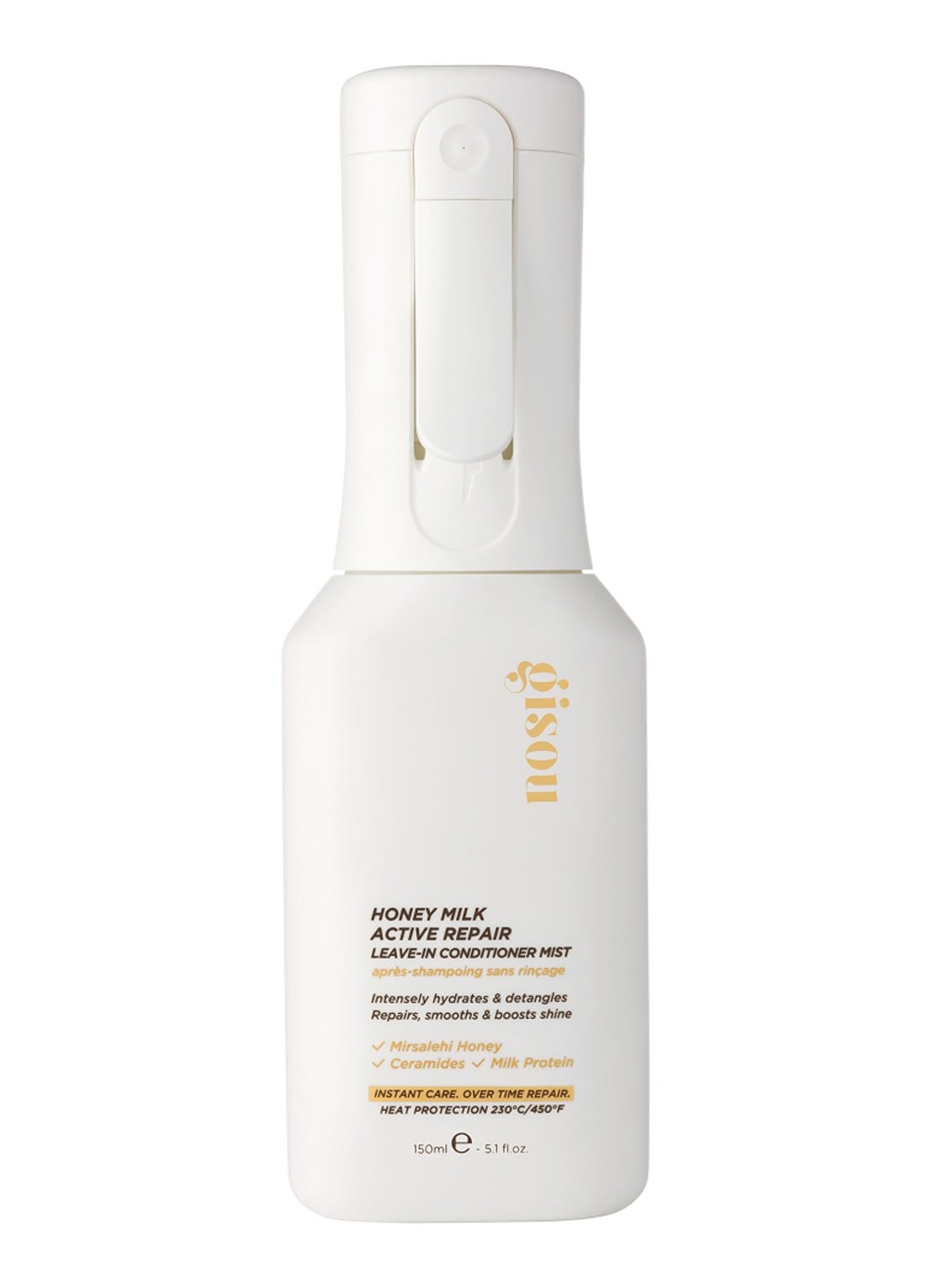 Gisou Honey Milk Active Repair Mist - leave-in conditioner - voorkant 6 undefined