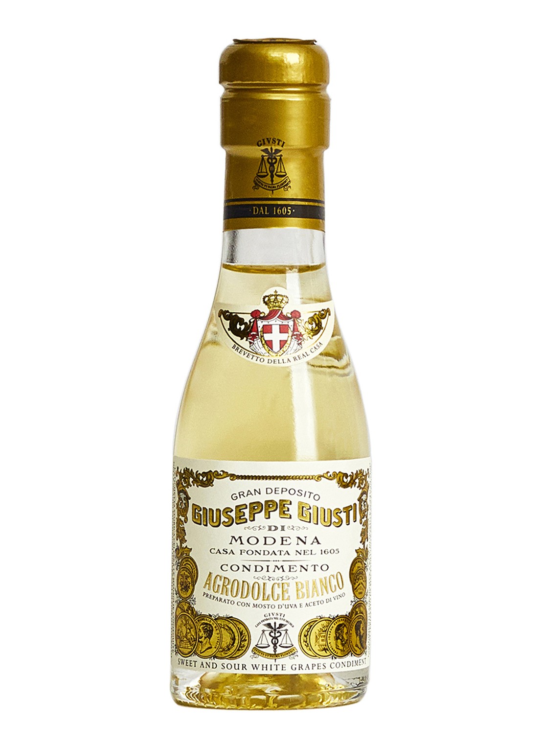 Giusti Agrodolce Bianco witte balsamicoazijn 100 ml - voorkant 2 undefined
