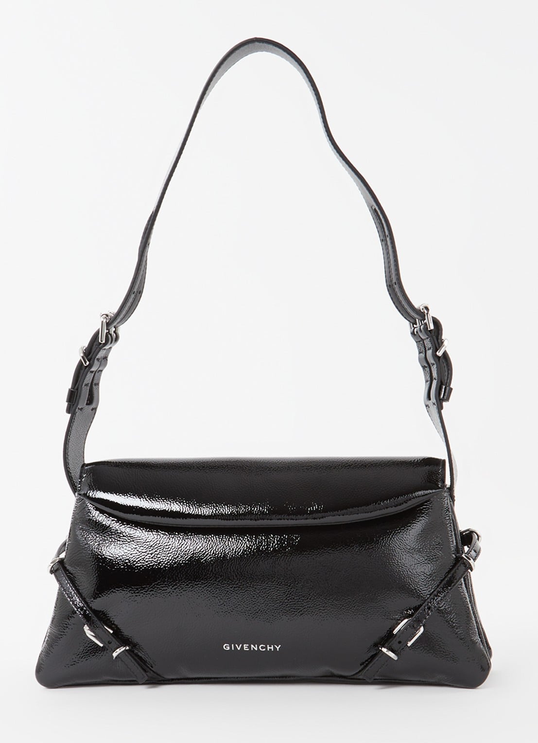 Givenchy 4G schoudertas van kalfsleer - voorkant zwart