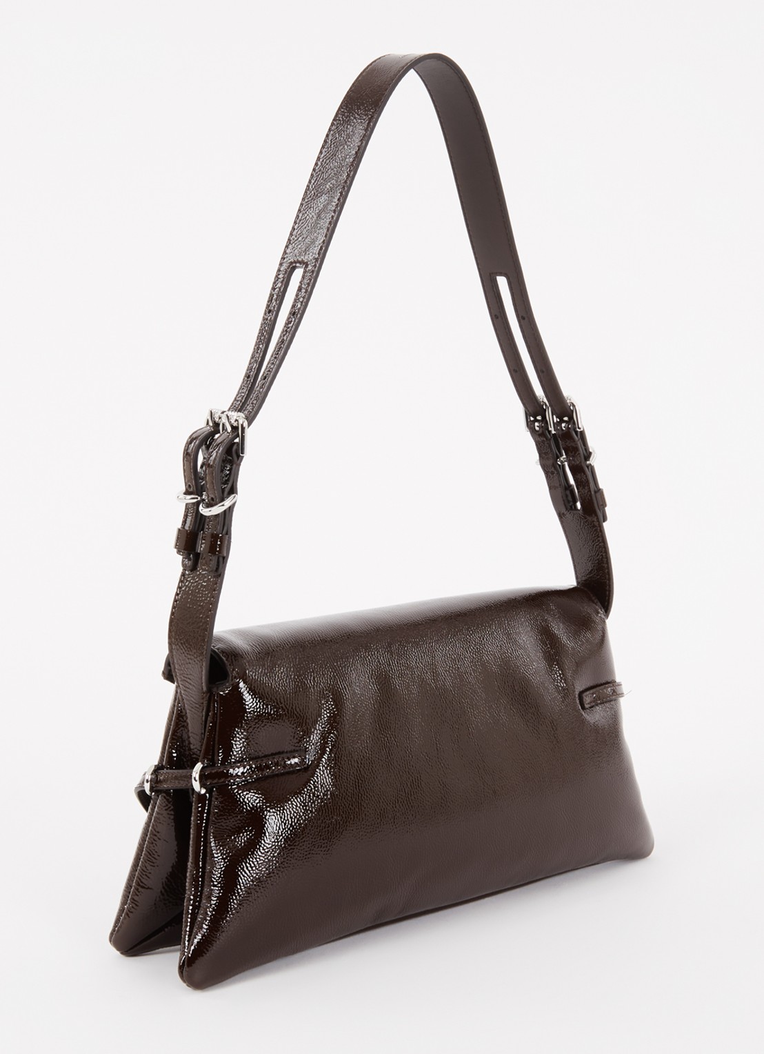 Givenchy 4G schoudertas van kalfsleer - achterkant 6 kastanjebruin