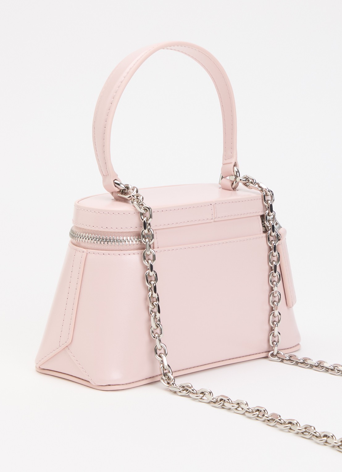 Givenchy Anitgona handtas van kalfsleer met afneembare schouderriem  - achterkant 6 lichtroze