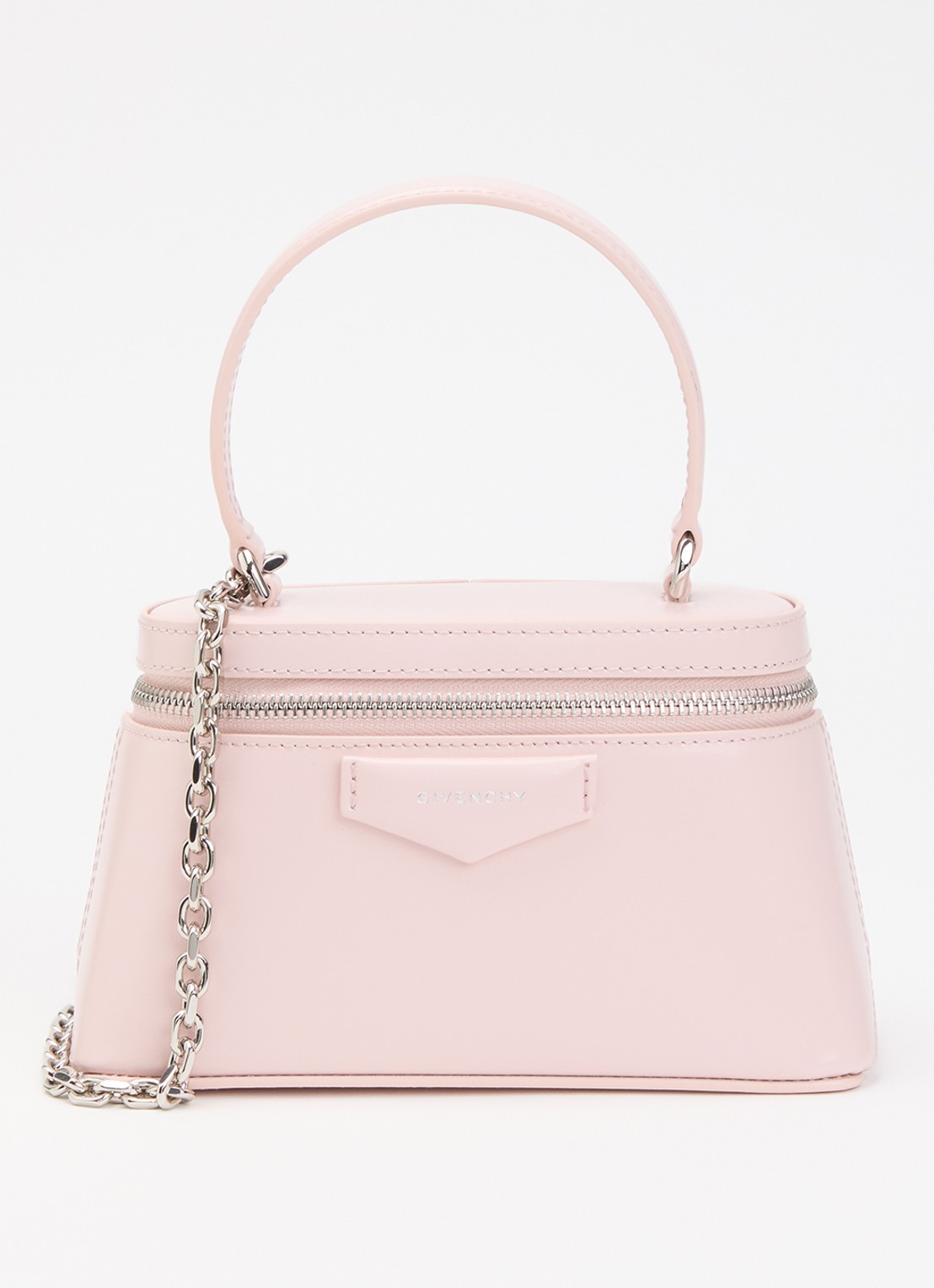 Givenchy Anitgona handtas van kalfsleer met afneembare schouderriem  - voorkant 5 lichtroze