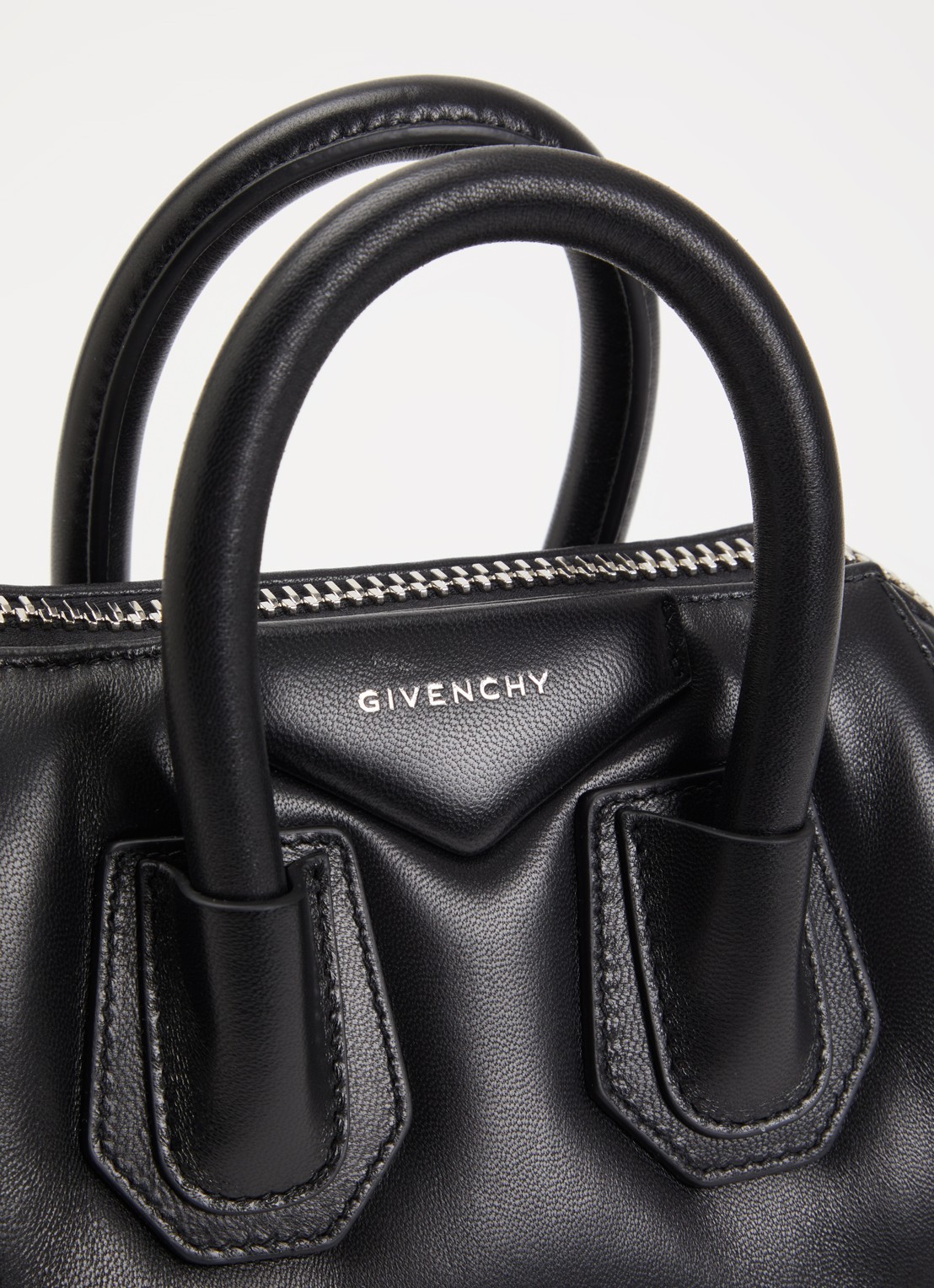 Givenchy Antigona Bomber handtas van kalfsleer - detail 5 zwart