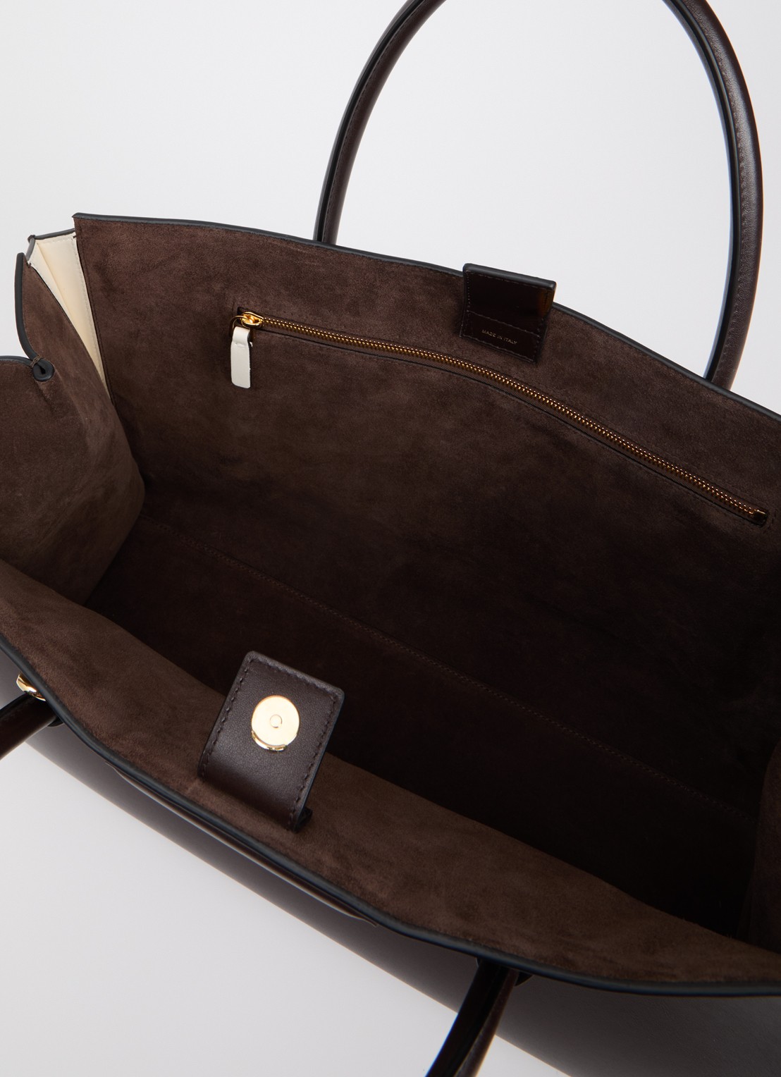 Givenchy Antigona Catchall Medium schoudertas van kalfsleer met afneembare schouderriem - detail 3 chocoladebruin