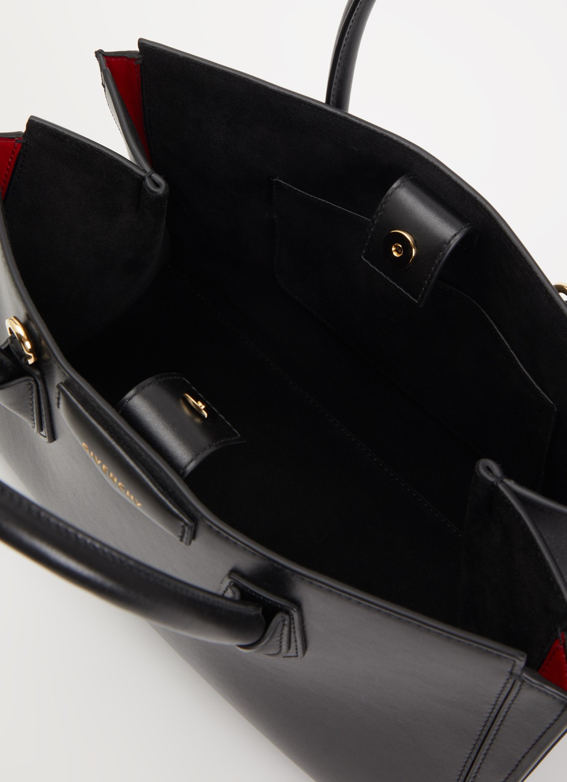 Givenchy Antigona Catchall Small handtas van kalfsleer - detail 2 zwart