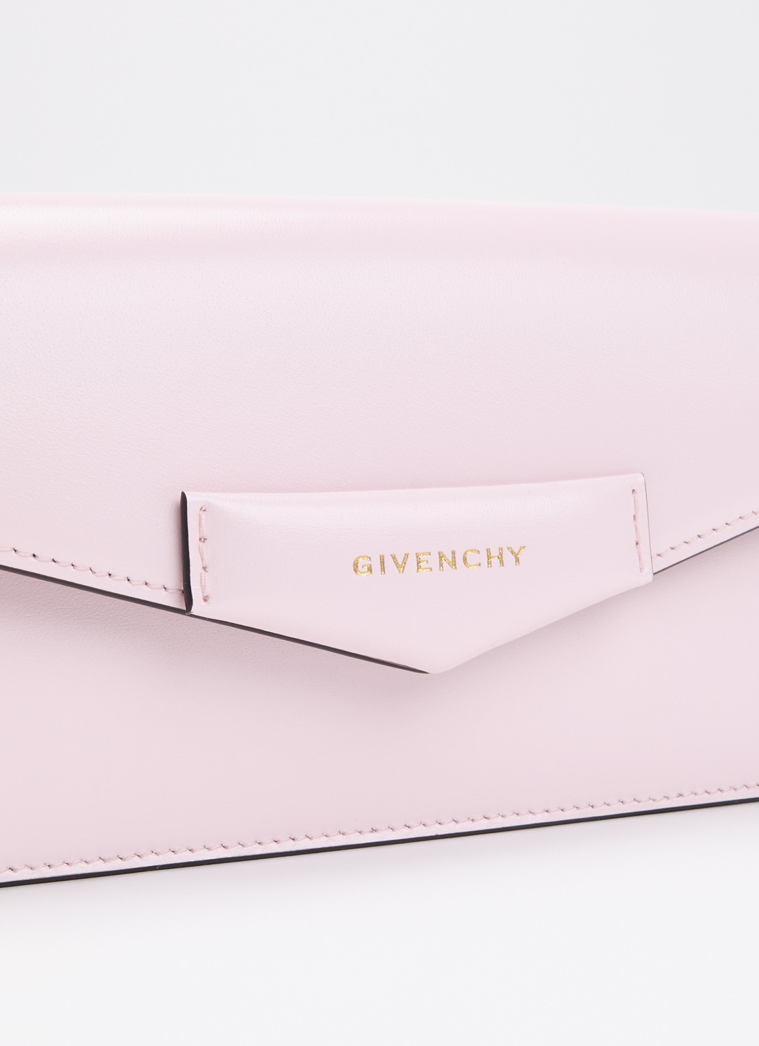 Givenchy Antigona clutch van kalfsleer met afneembare schouderriem - detail 4 lichtroze