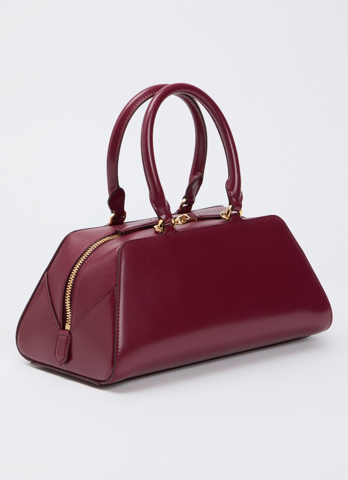 Givenchy Antigona East-West Mini handtas van kalfsleer met afneembare schouderriem - achterkant 4 bordeauxrood