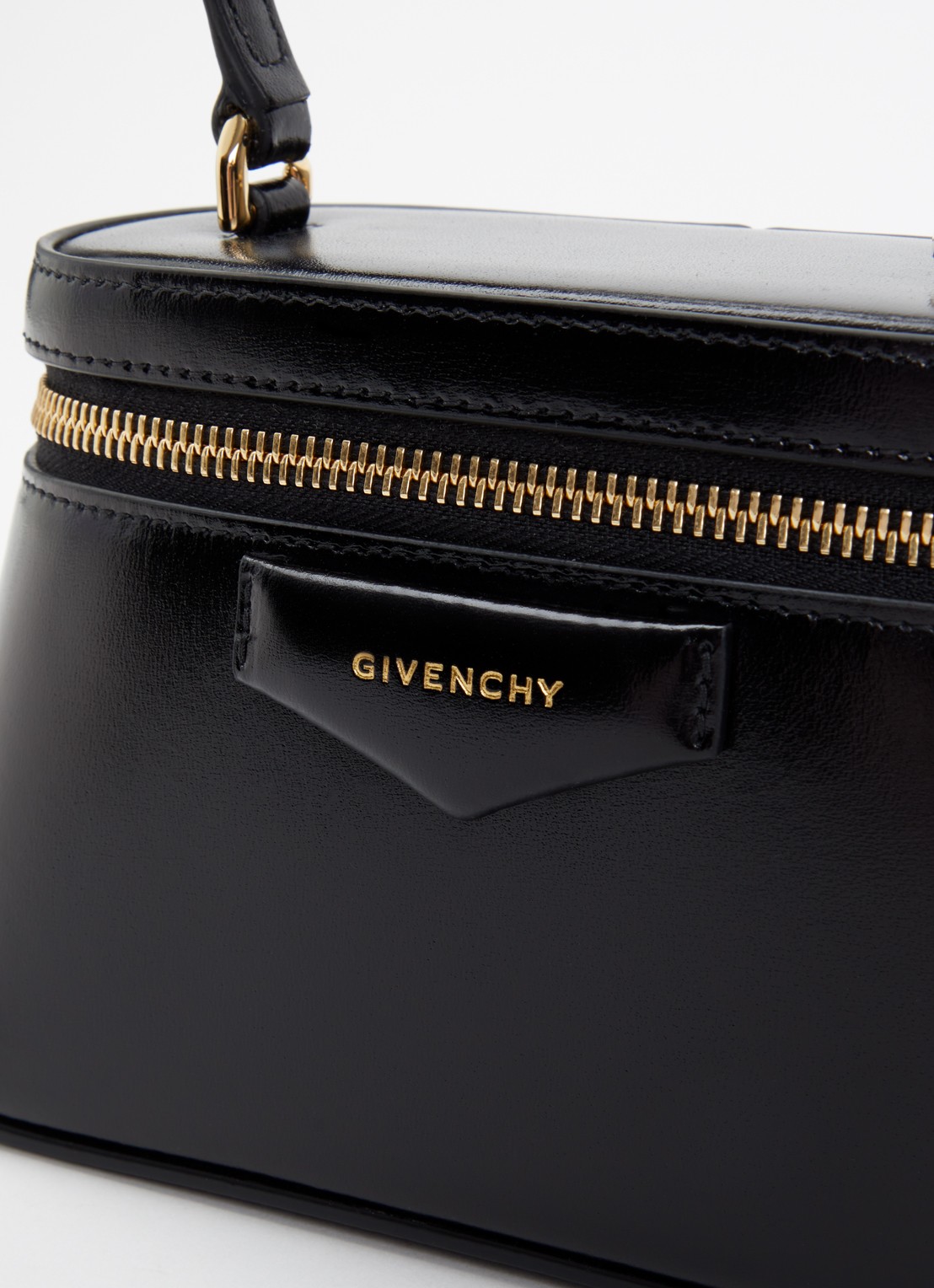 Givenchy Antigona handtas van kalfsleer met afneembare schouderriem  - detail 6 zwart